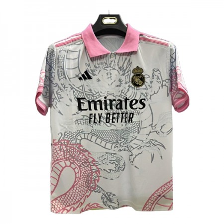 Real Madrid Dragon Matchtröjor 2025-26 Vit Real Madrid Dragon Matchtröjor 2025-26 Vit
